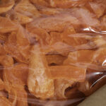 Papaya deshidratada tiras